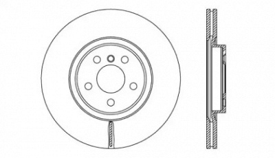 OPEN PARTS bdr275020 -  Тормозной диск